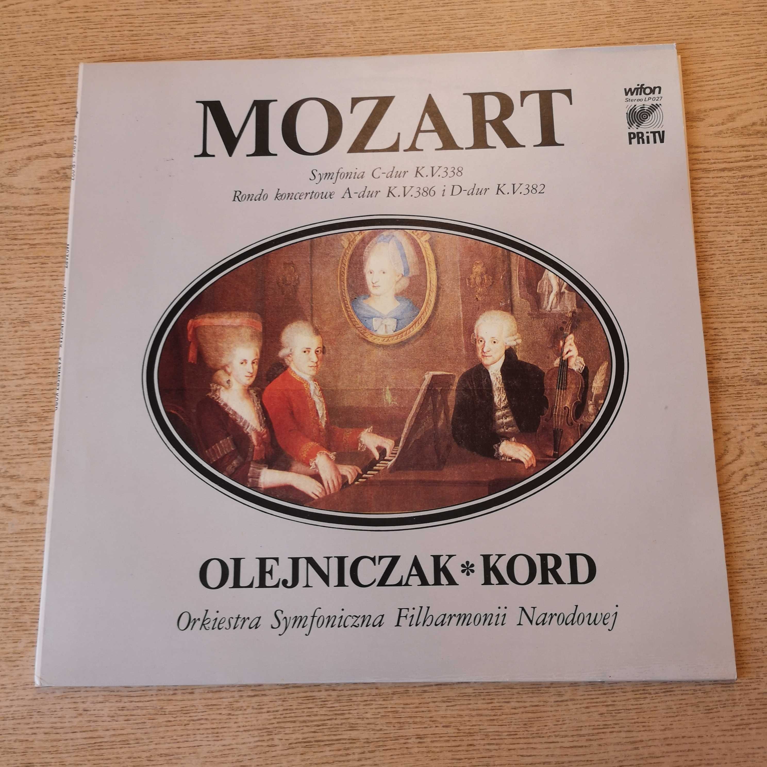 Płyta winylowa LP 1981 Olejniczak Kord: W. A. Mozart