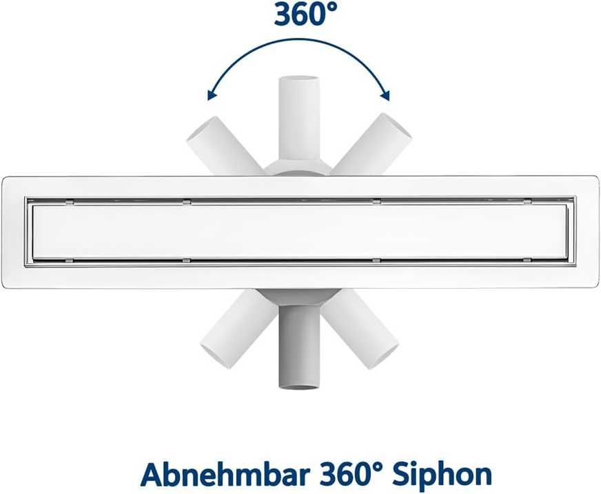 Nowy odpływ prysznicowy / rynna / odwodnienie / syfon / 60 cm !A2295!