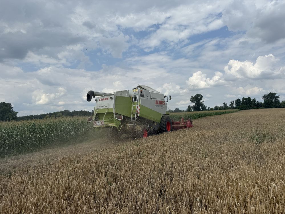 Claas Lexion 430 Evo 2003 heder składany 5,4m z Niemiec