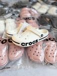 Крокси Crocs Bayaband Clog Кроксы Тапки Сабо Белые Розовые