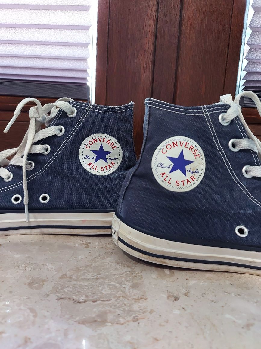 Converse 35 granatowe trampki