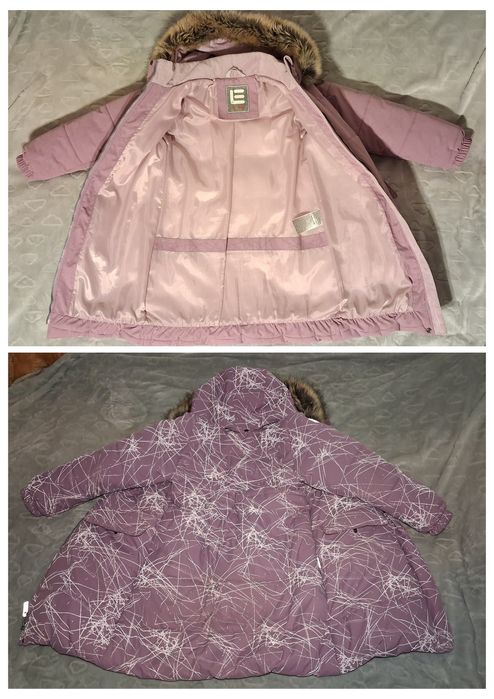 Зимова куртка Lenne_134_світловідбивний малюнок