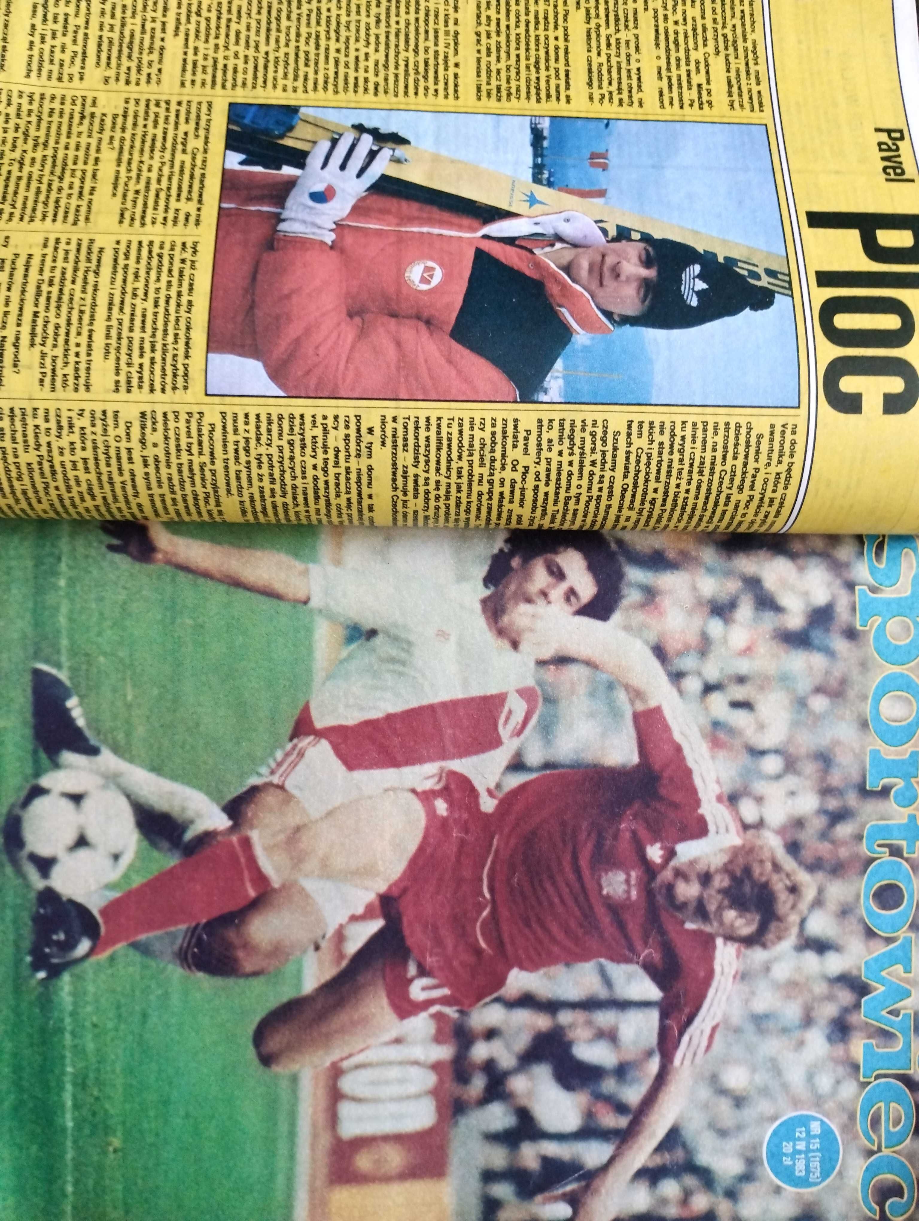 czasopismo Sportowiec 1983 oprawiony rocznik