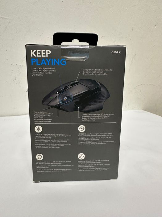 Mysz Logitech G502x  NOWA PLOMBY