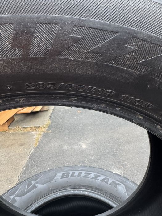 265/60 R18 Bridgestone blizzak DMV2 комплект зимової гуми