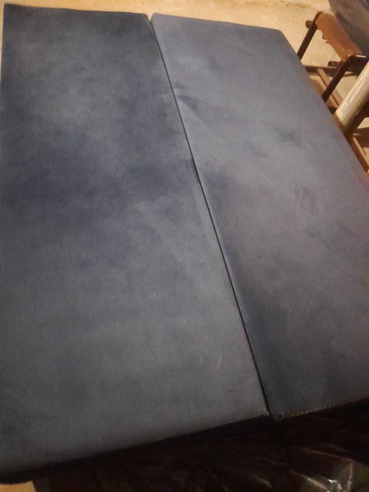 Sofa kanapa wersalka rozkładana granatowa