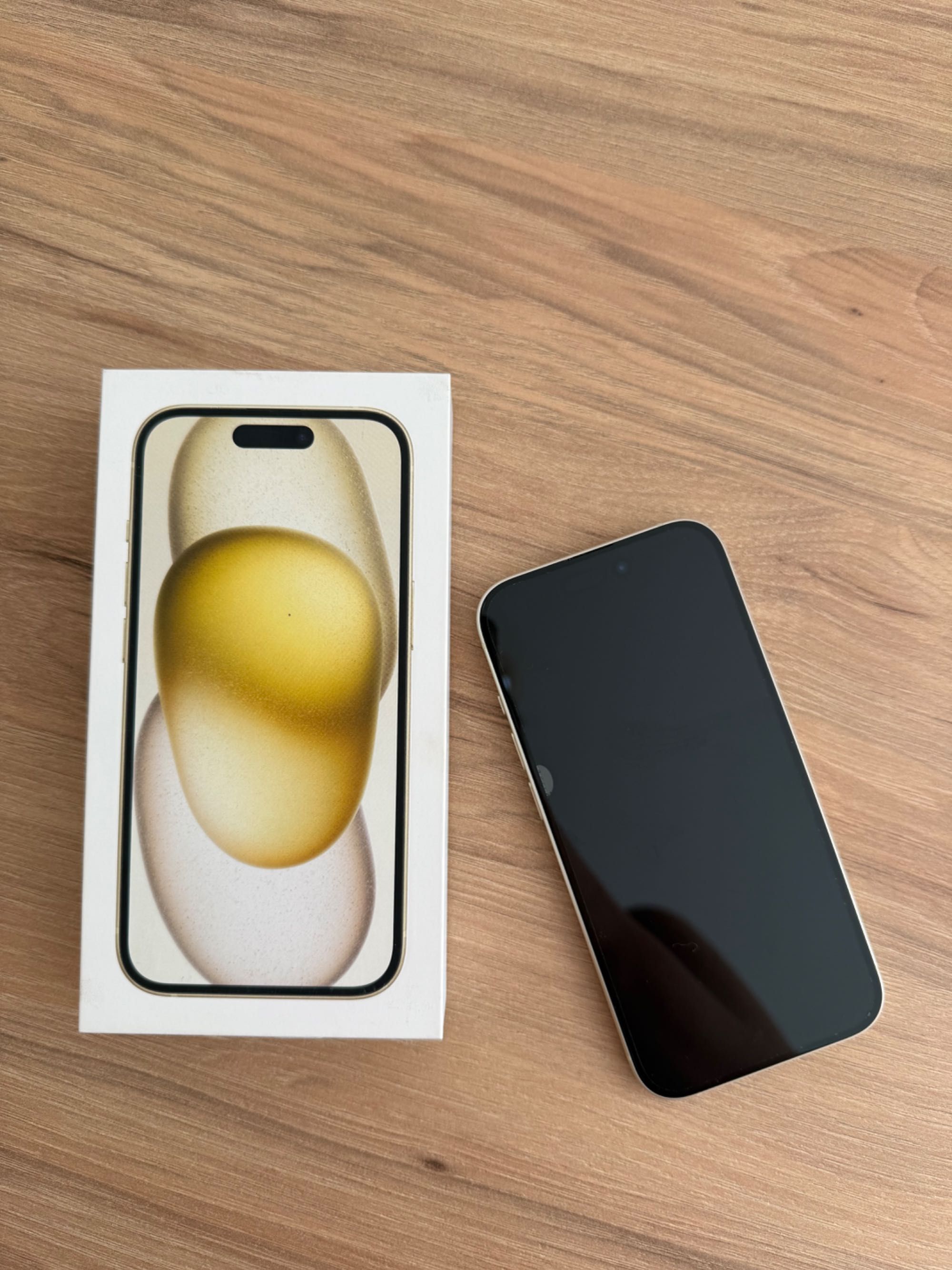 iPhone 15 żółty, 128 GB