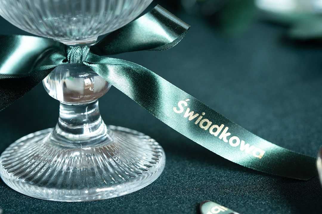 Winietki Wstążki z Nadrukiem na Wesele, Winietka wstążka