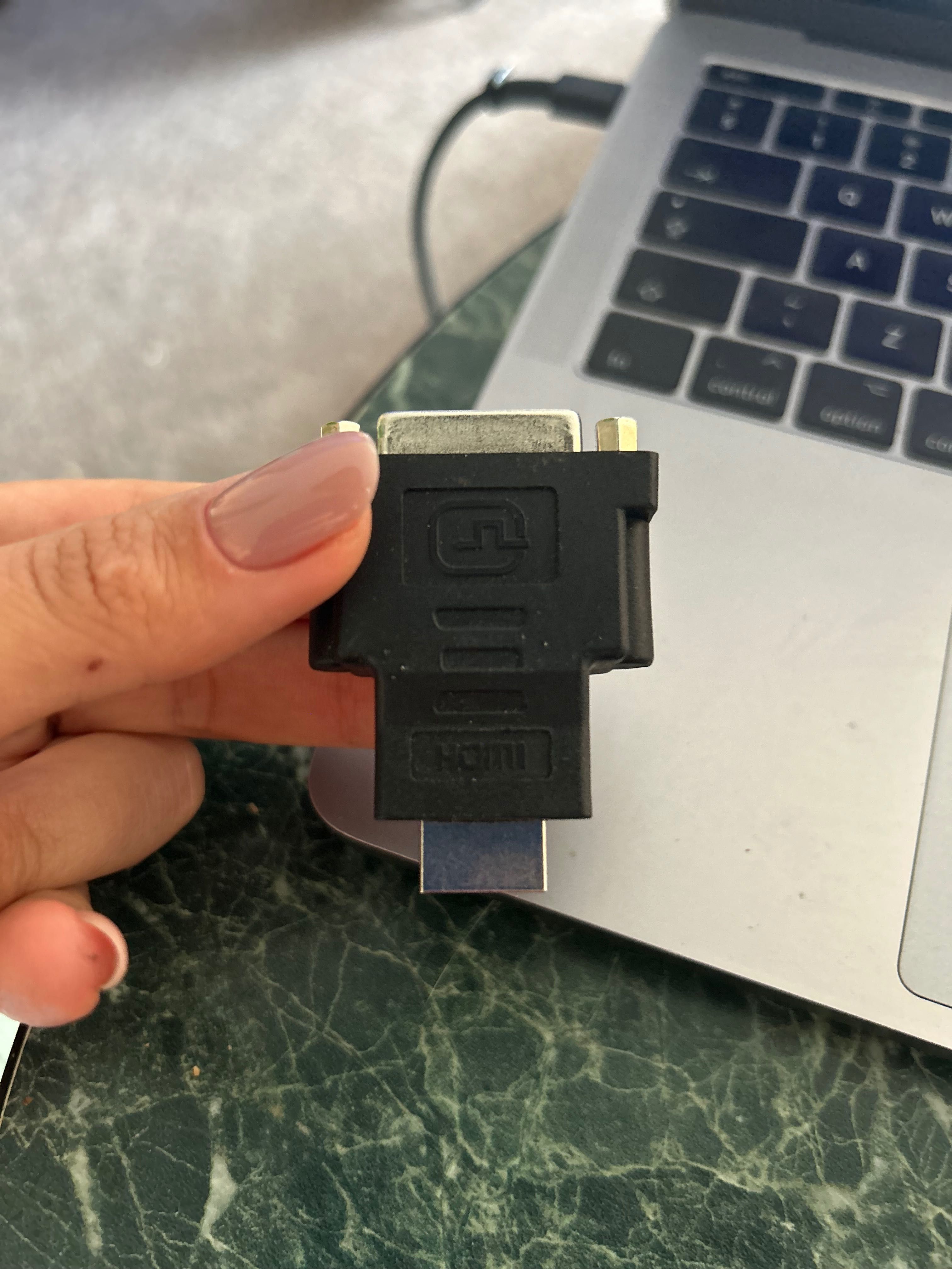 Adapter DVI żeński (24+1) - HDMI męski