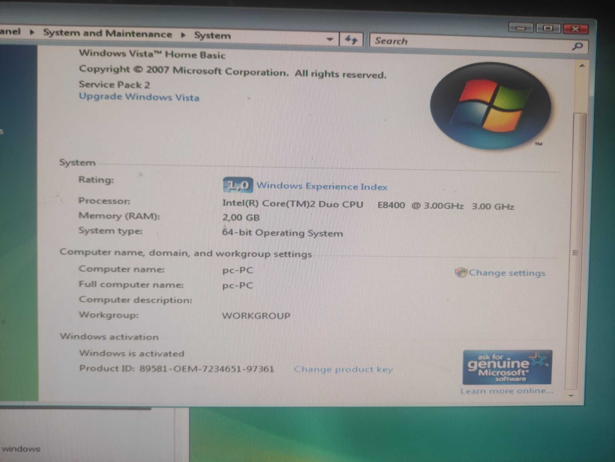 pc hp compaq dc7800 sff