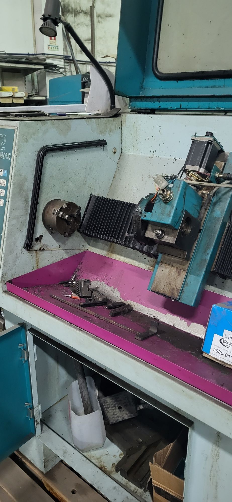 Cnc torno e fresadora numa só máquina boxford Mt2