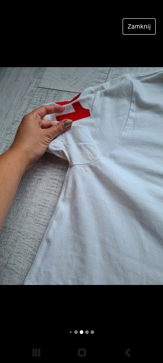 Bluzka T-shirt biala super dry 2xl XXL
