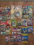 Gazetki z saszetkami Lego Star Wars,Minecraft,City i Jurassic World.