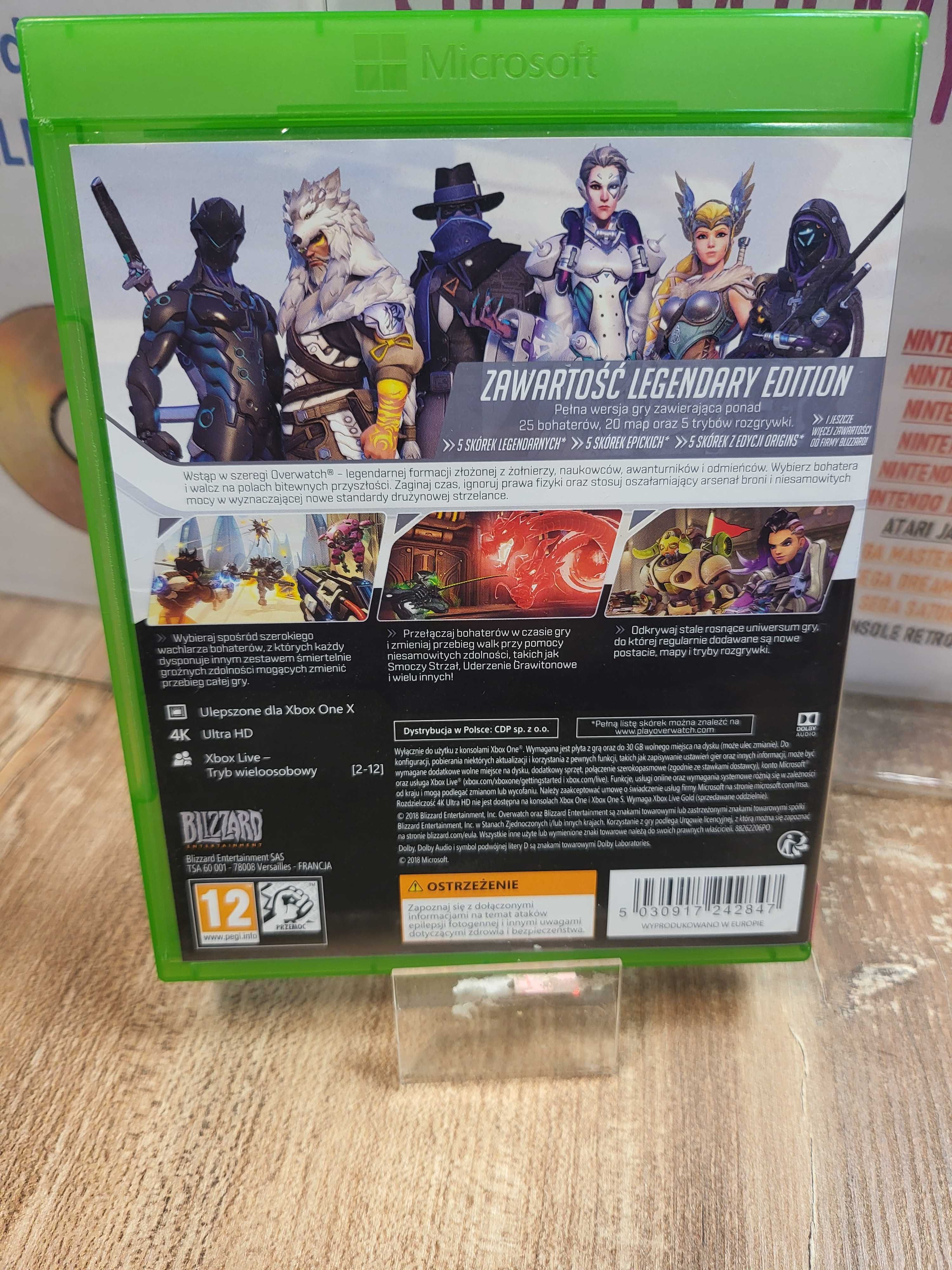 Overwatch XBOX ONE, Wysyłka Wymiana