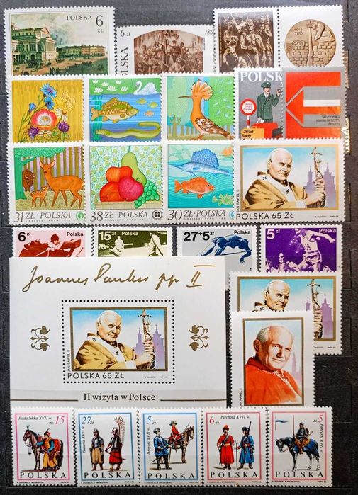 Znaczki polskie rok 1983 czyste
