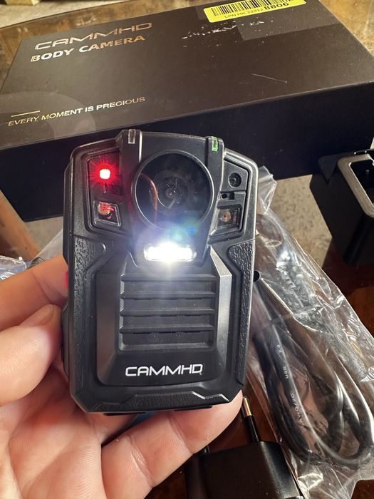 Нагрудна камера CAMMHD V8-128 ГБ 4K із записом аудіо,відео бодікамера