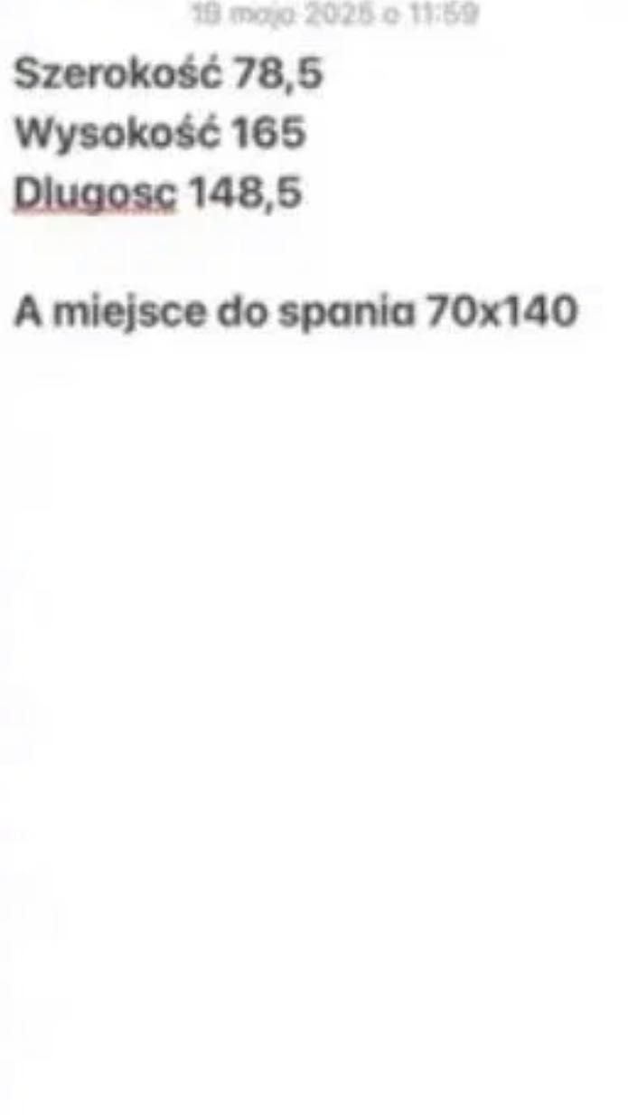 Łóżeczko drewniane domek