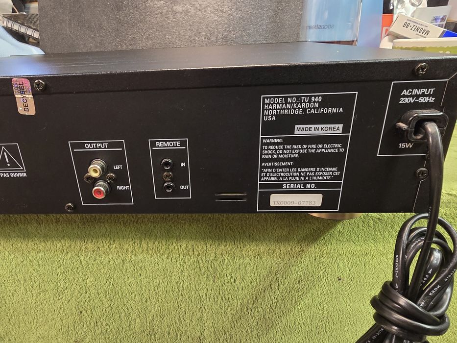 HARMAN KARDON TU 940 tuner radiowy stereo.