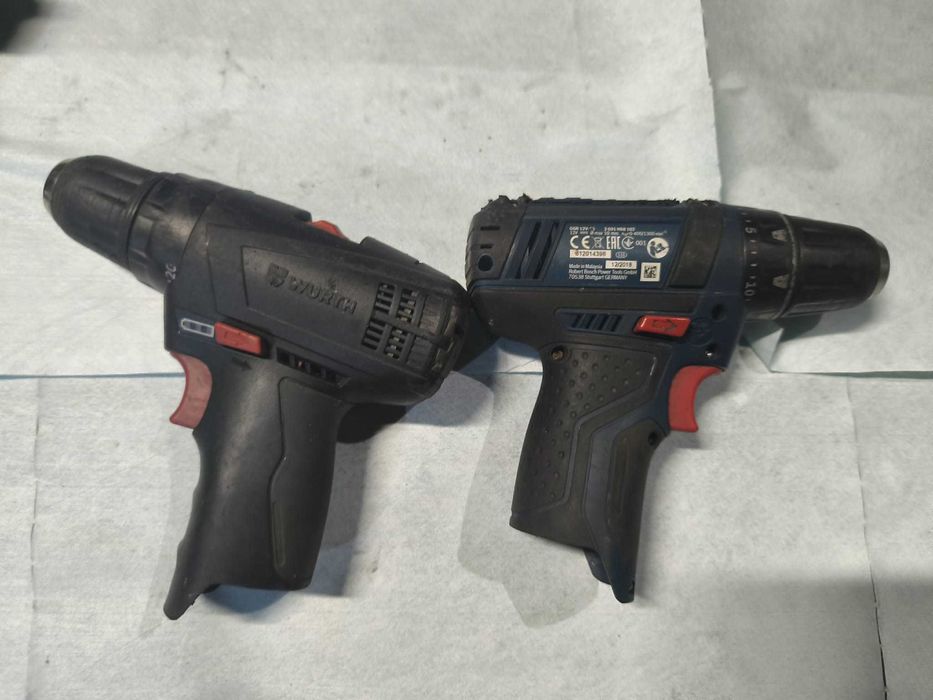Wkrętarki BS12-A, BS 18-A Light Wurth i Bosch  GSR 12V-15
