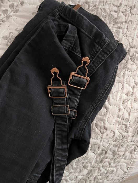 Czarne ogrodniczki Croop S