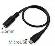Аудиокабель jack 3.5 мм/micro-USB