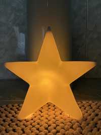 Estrela de Ceramica com luz interior