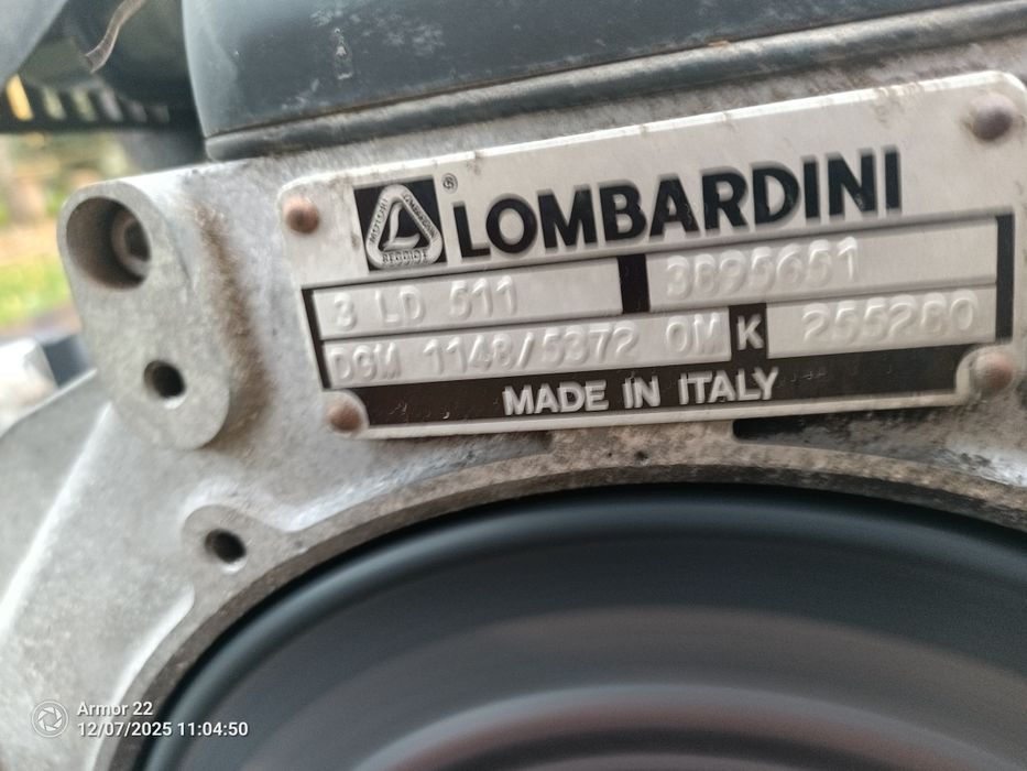 Tractorcarro motor lombardini 25