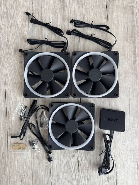 Вентилятор NZXT F120 RGB Core 120мм, чорний (RF-R12TF-B1)
