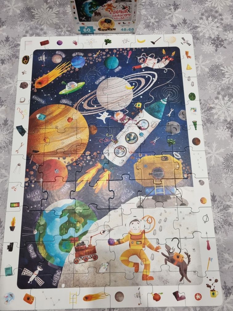 CZUCZU puzzle obserwacyjne 60 elementów KOSMOS