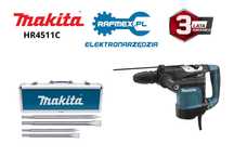 Makita HR4511C Młot Wiercąco Kujący + Zestaw Dłut w Walizce