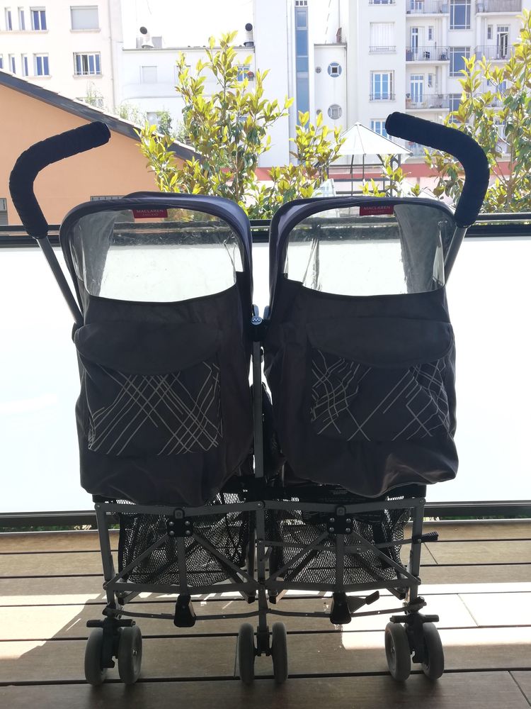 Carrinho bebe duplo Maclaren
