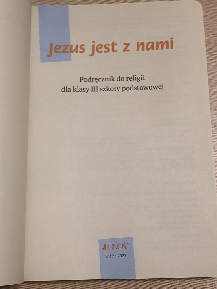 Jezus jest z nami Podręcznik do Religii dla klasy 3 S.P.