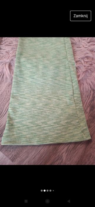 H&M prążkowane dzwony materiałowe XXS