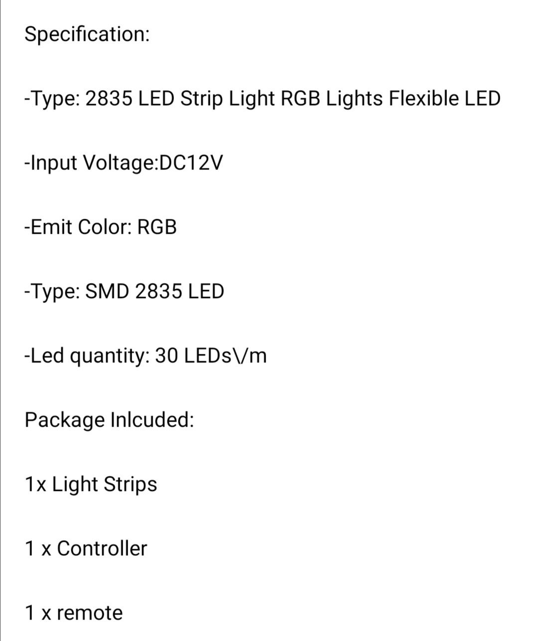 Светодиодная RGB 2835 LED  лента 10м, 15 м.