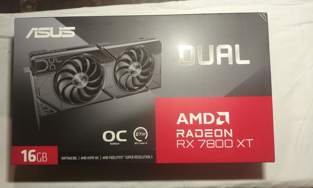 ASUS Dual RX 7800 XT 16GB