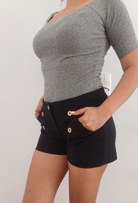 Bodies preto e cinza bersha -M