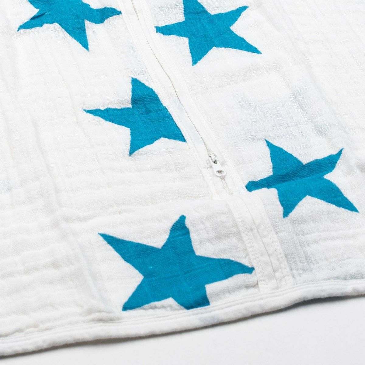 Белый муслиновый мешок Aden Anais с голубыми звездами 0-6 месяцев