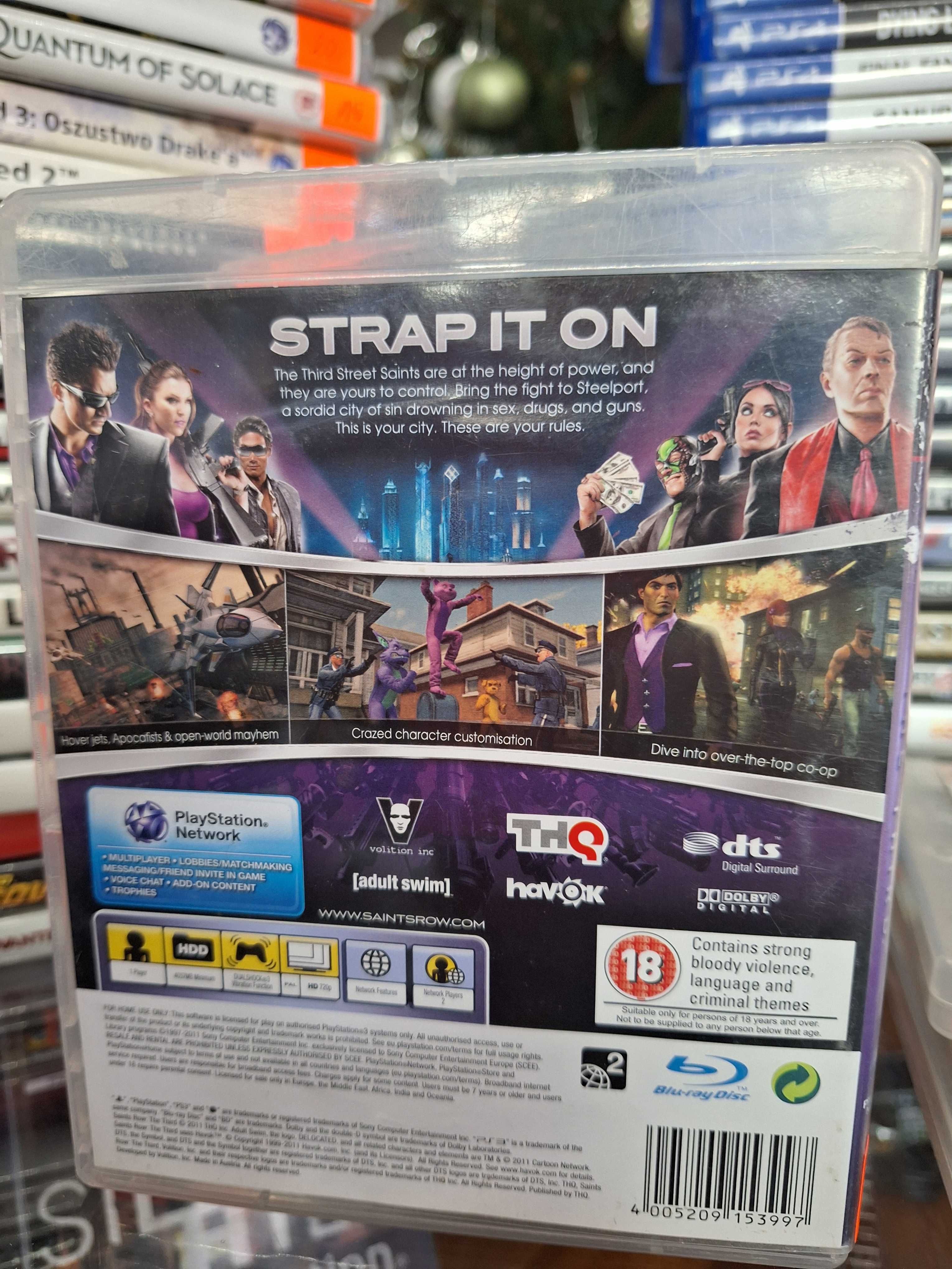 Saints Row The Third PS3, BDB, Sklep, Wysyłka, Wymiana Centrum Grania