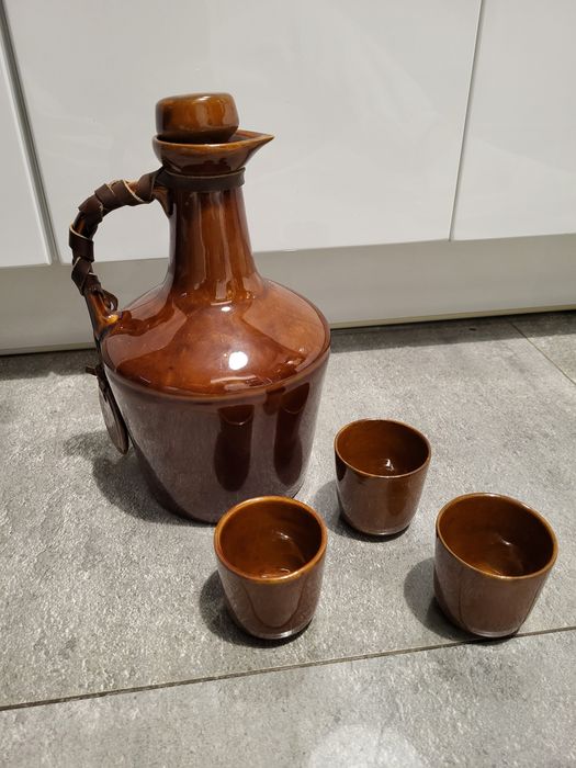 Ceramiczny dzbanek karafka bdb