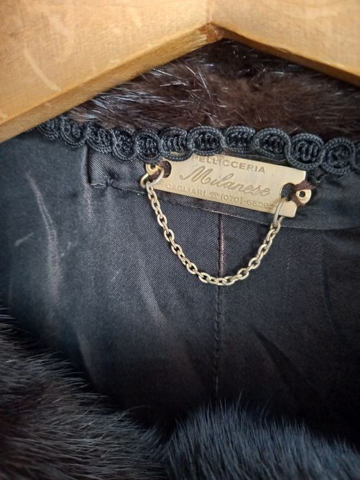 Шуба з натурального хутра норки