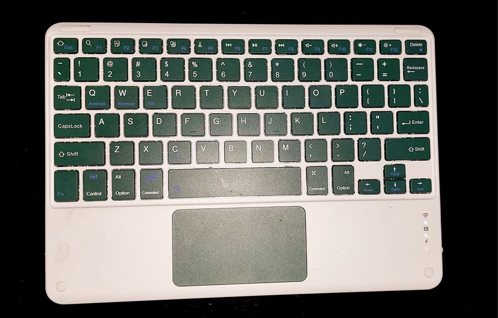 Teclado verde touchpad, ultrafino pata tablet | Ermesinde