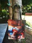 Torba zakupowa Harley Quinn z suwakiem, odblask HandMade