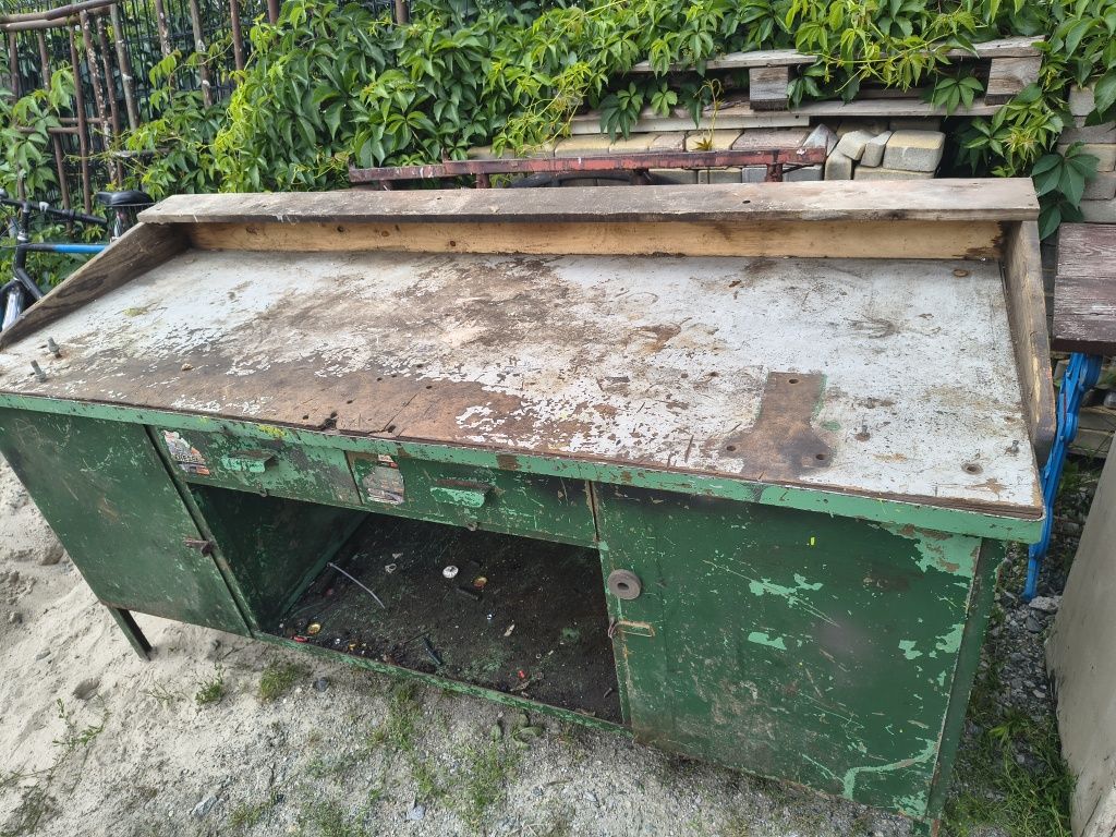 Stoł warsztatowy metalowy