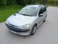 Peugeot 206 SW 1.4 benzyna 2004 rok klimatyzacja sprowadzony zarejestr