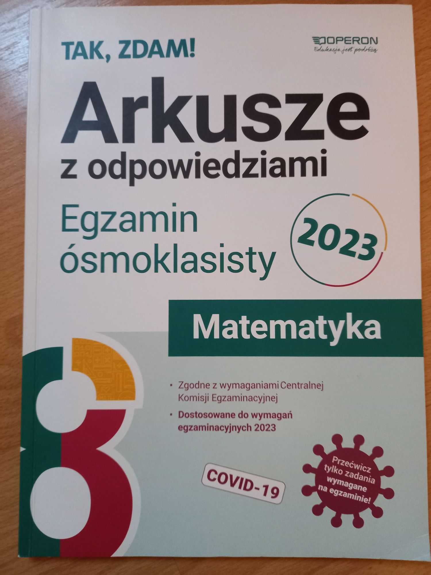 Egzamin ósmoklasisty, matematyka, operon 2023