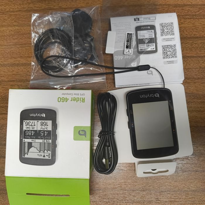 GPS Bryton Rider 460 Bundle (Cadência + Fita Cardíaca)