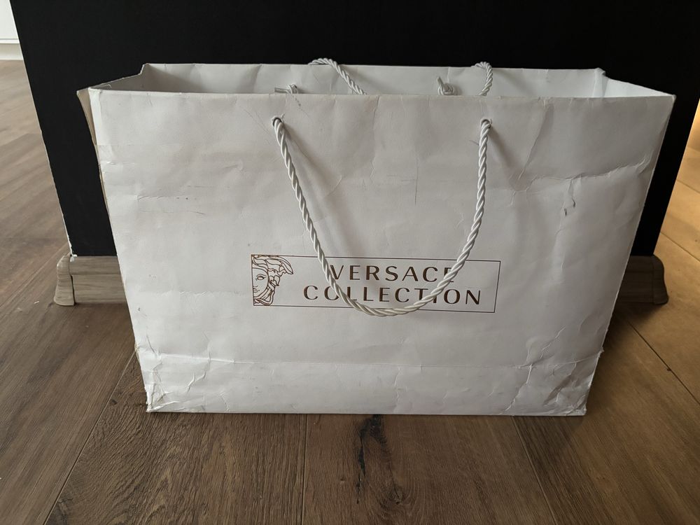 Torba oryginalna versace kolekcjonerska unikatowa papierowa