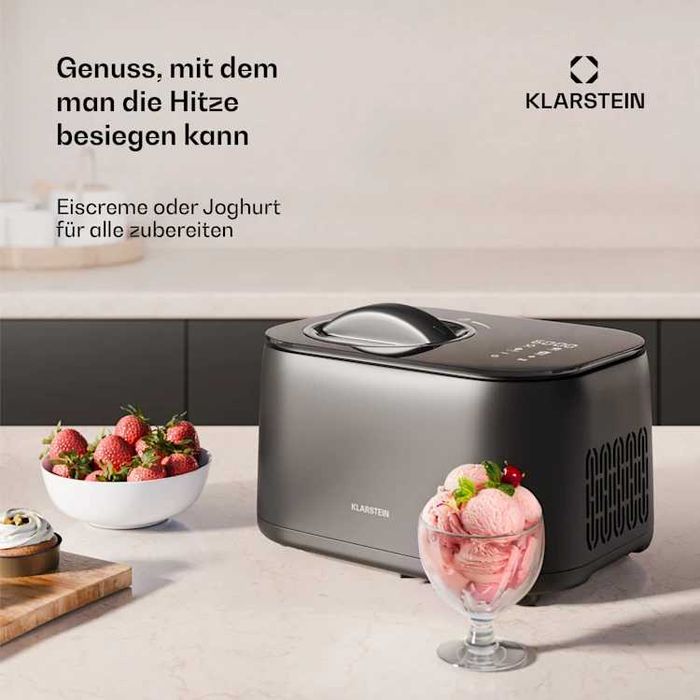 Мороженица йогуртница машина для морозива Klarstein FrostFusion 2в1