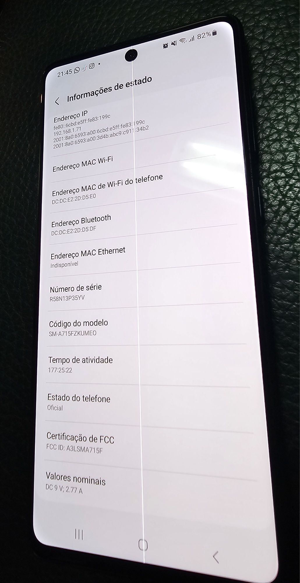 Samsung A71 desbloqueado