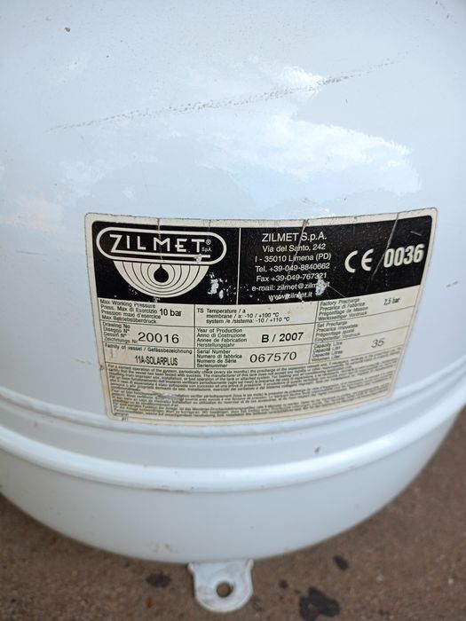 Naczynie przeponowe 35l